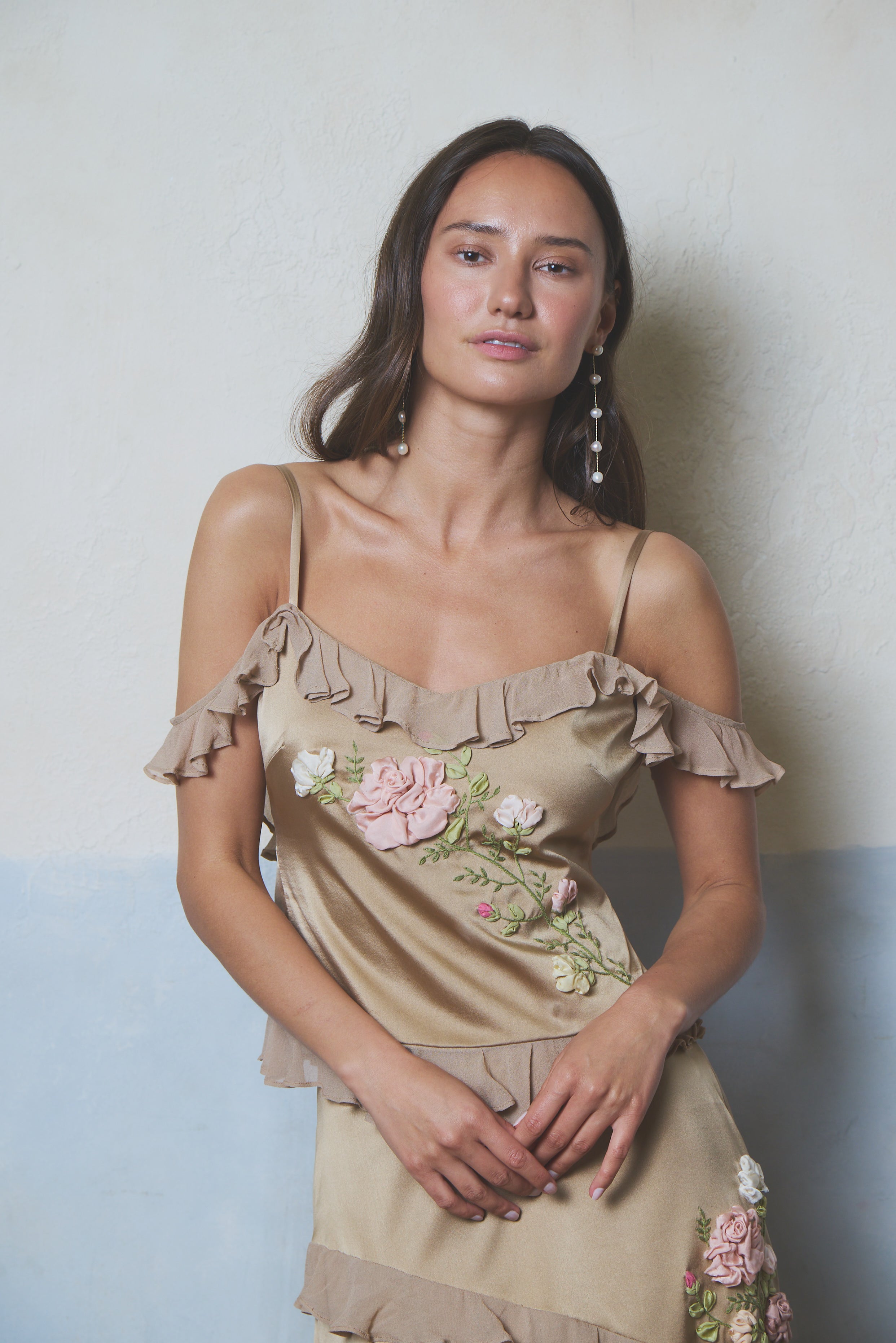 Roseline Silk Top